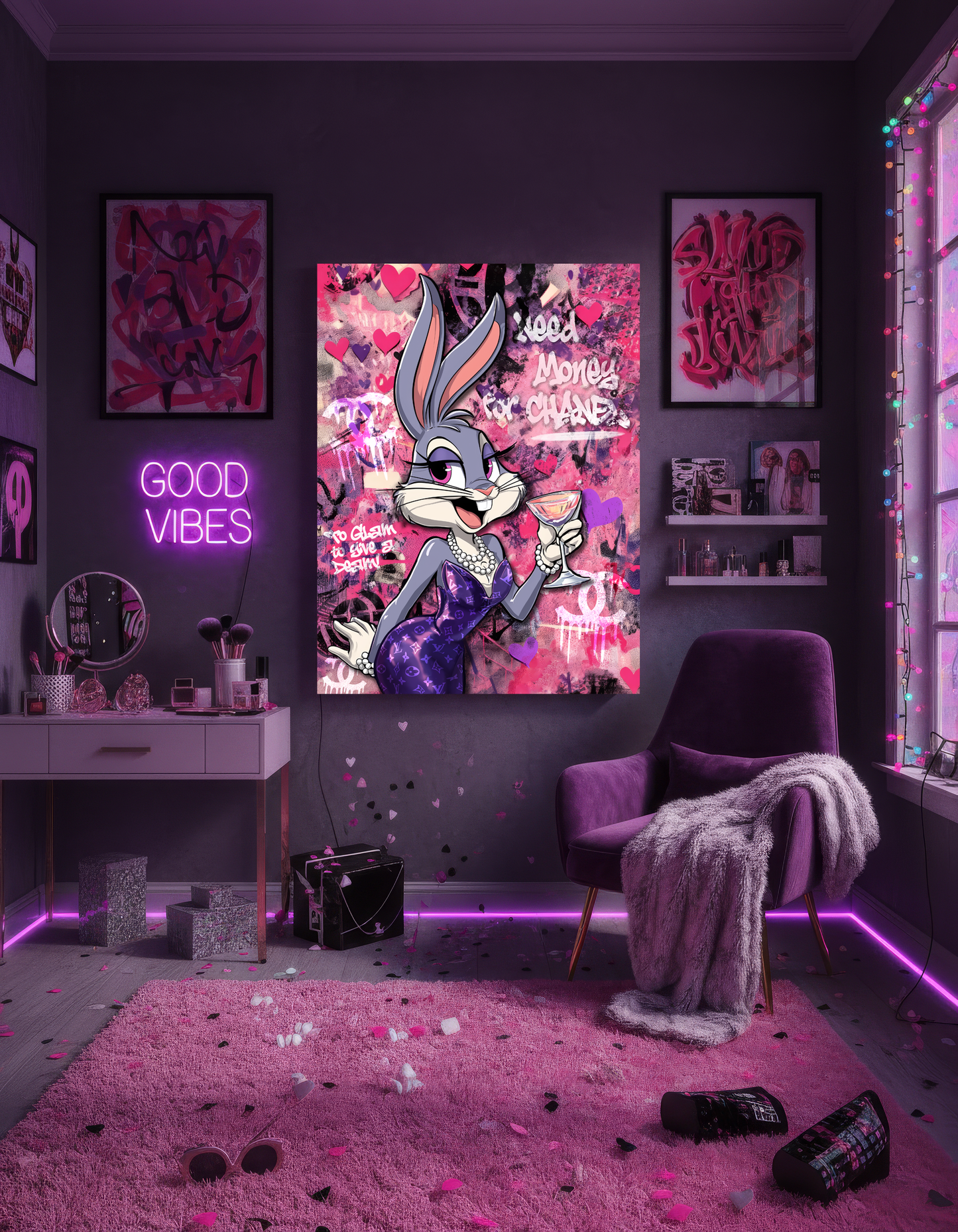 BADDIE BUNNY - QUADRO