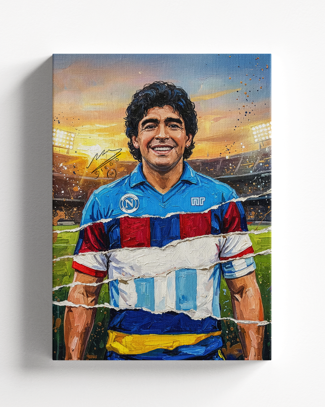 MARADONA CLUBS - QUADRO
