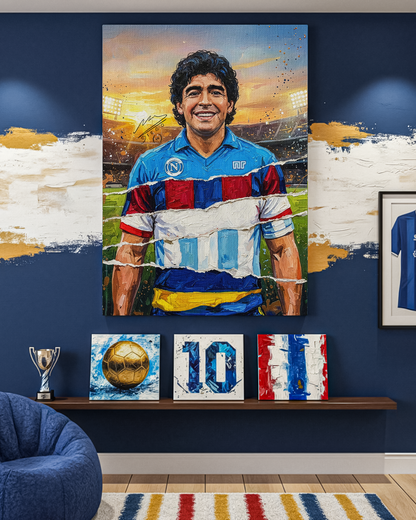 MARADONA CLUBS - QUADRO