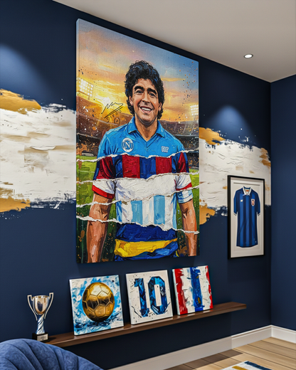 MARADONA CLUBS - QUADRO