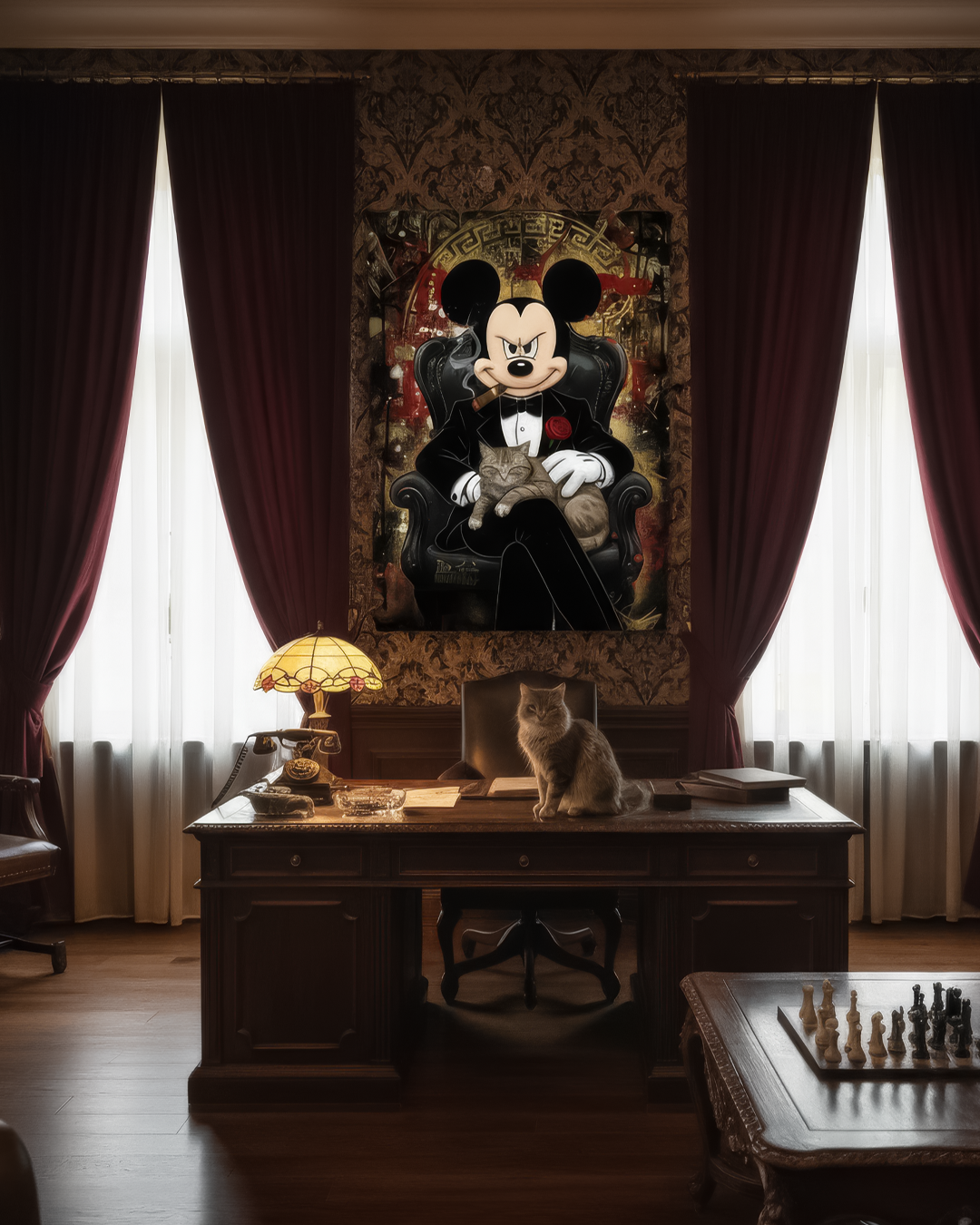 THE GODFATHER MOUSE - QUADRO