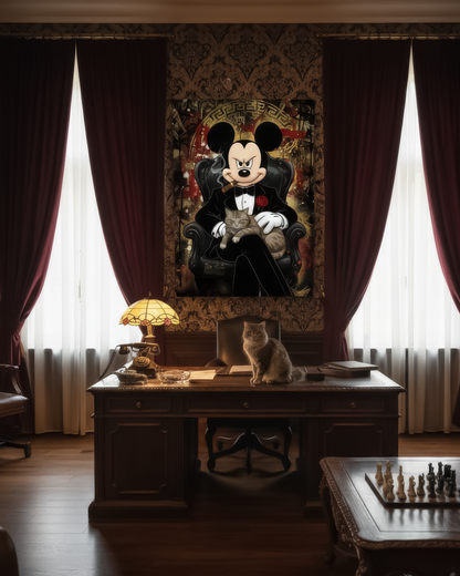 THE GODFATHER MOUSE - QUADRO