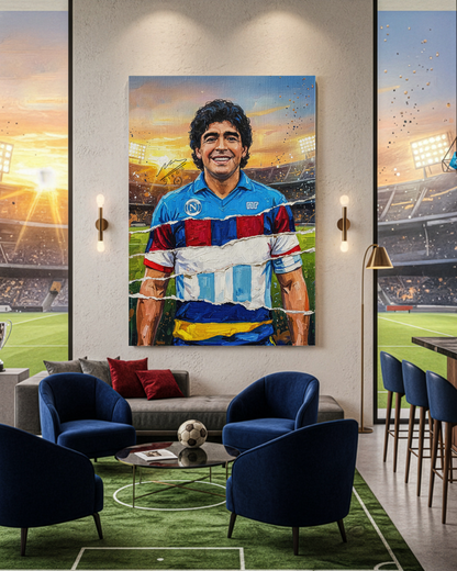 MARADONA CLUBS - QUADRO