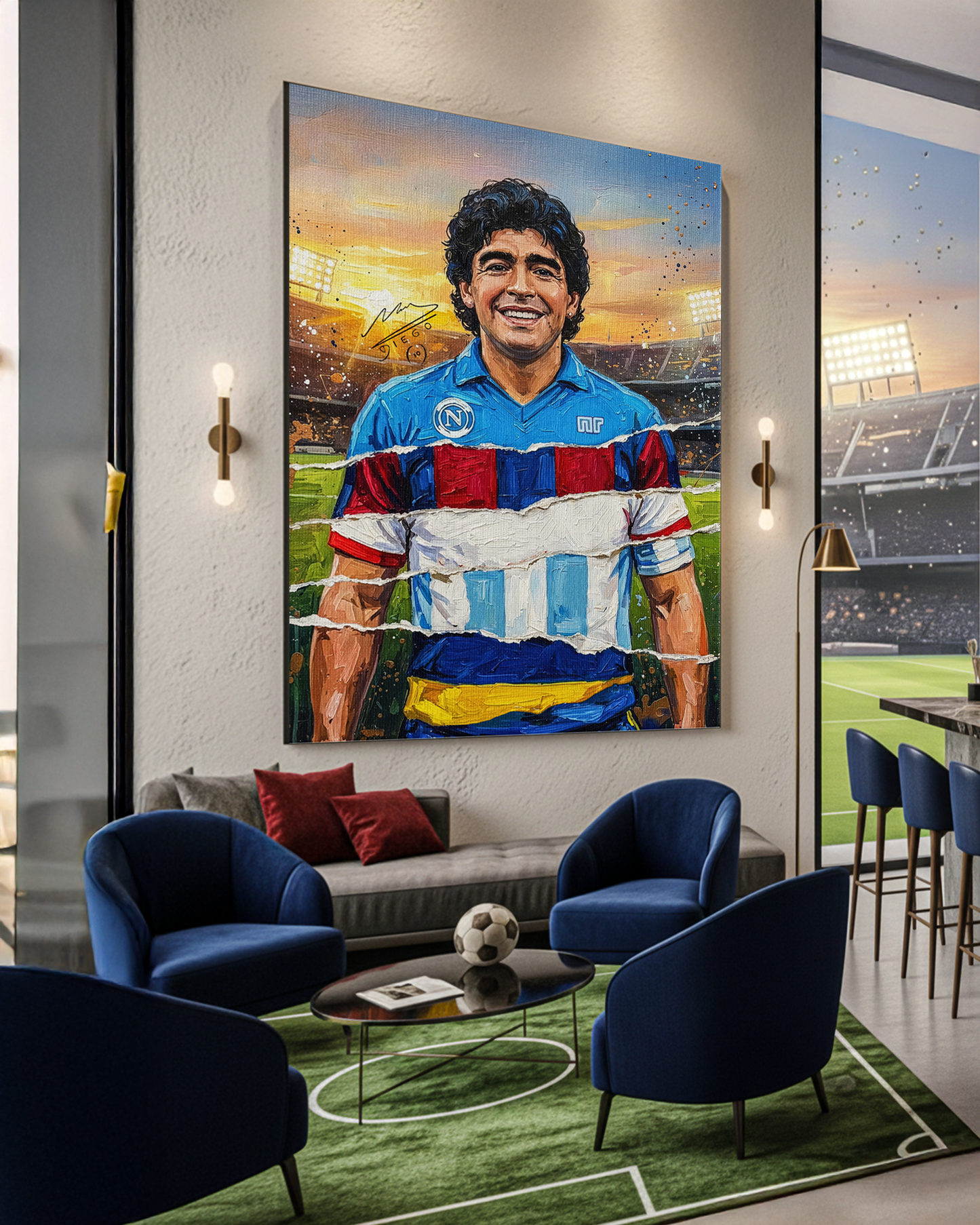MARADONA CLUBS - QUADRO